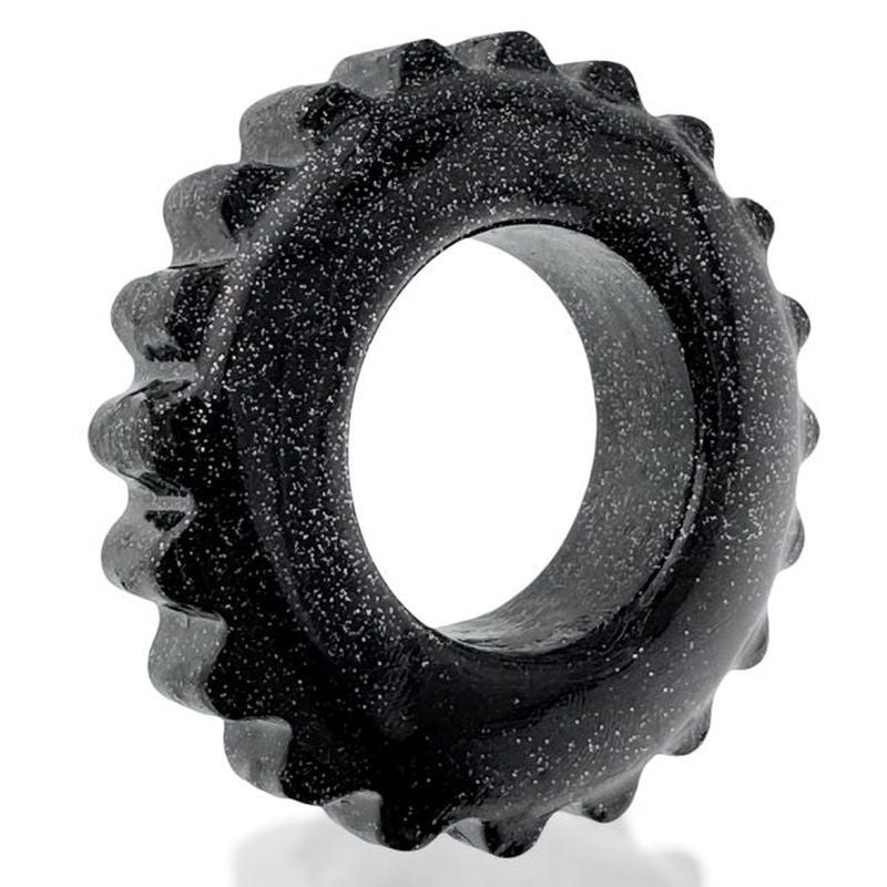 Plushy Single Ring (Black Mica) – Cushy Flexible Cock Ring COCK RINGS