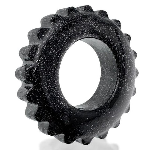 Plushy Single Ring (Black Mica) – Cushy Flexible Cock Ring COCK RINGS