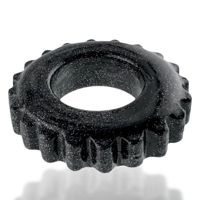 Plushy Single Ring (Black Mica) – Cushy Flexible Cock Ring COCK RINGS