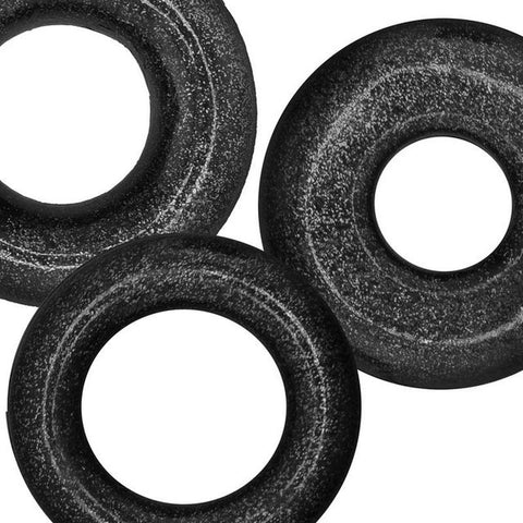 Cockpack Multi Design (Black Mica) – Multi-Size Multi-Shape Cockring Pack COCK RING Set