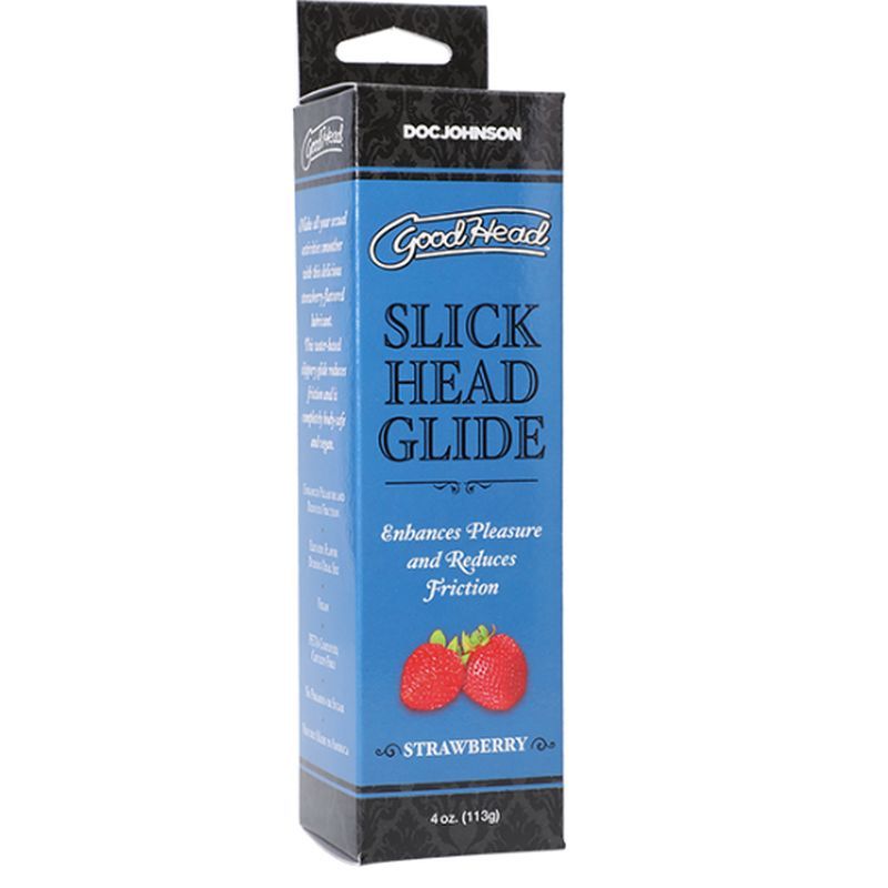 Slick Head Glide – Water-Based Strawberry-Flavored Personal Lubricant 4 Oz > Lube > Flavoured