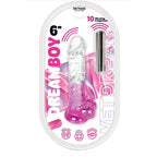 Jelly Dream Boy (Pink) – 6 Inch Flexible Jelly Vibrator Magenta > Vibrators > Standard Vibrators