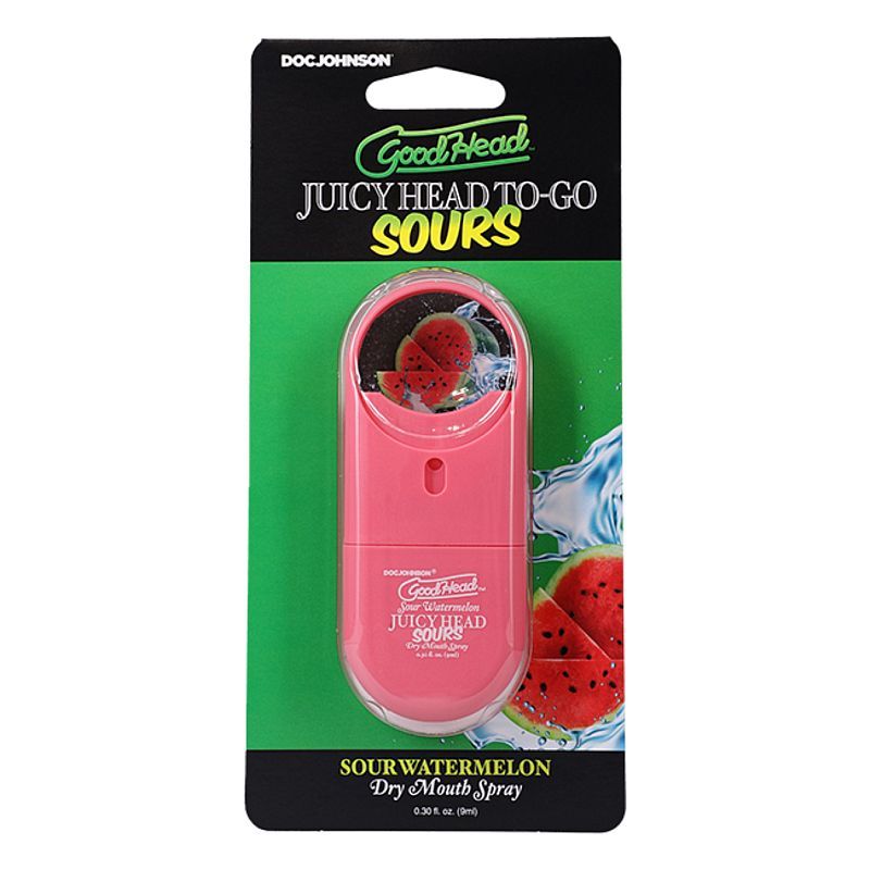 Goodhead Juicyhead Sour Watermelon Dry Mouth Spray 0.3 Oz > Lube > Oral Gels & Sprays