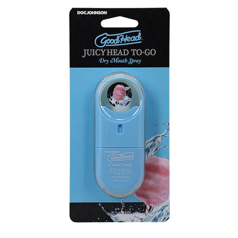 GoodHead Juicy Head Dry Mouth Spray Cotton Candy Flavor To-Go > Lube > Oral Gels & Sprays