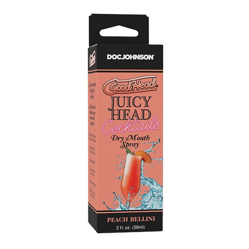 Goodhead Juicy Head Peach Bellini – Dry Mouth Spray 2oz > Lube > Oral Gels & Sprays