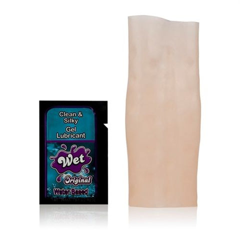 Road Warrior Whacker Soft Textured Male Masturbation Sleeve Beige Strokers - Manual