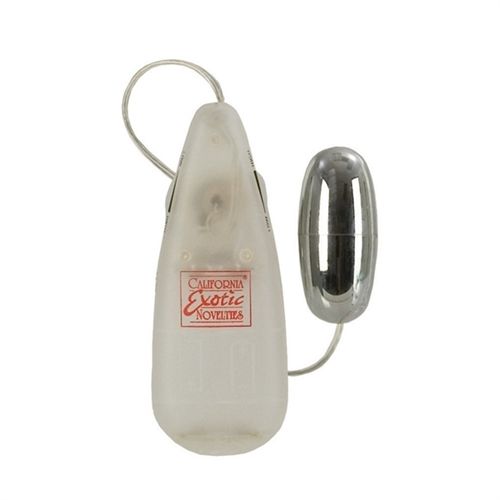 CalExotics Clear Teardrop Bullet Vibrating Clit Stimulator Clear BULLETS
