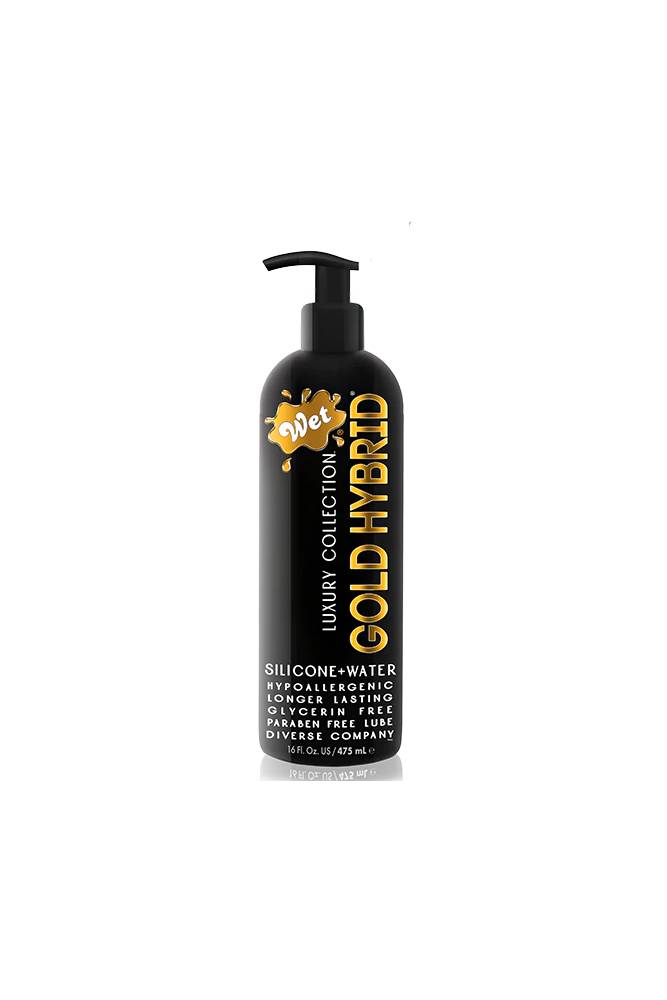 Wet Gold Hybrid Water Silicone Blend – 16oz Personal Lubricant > Lube > Hybrid