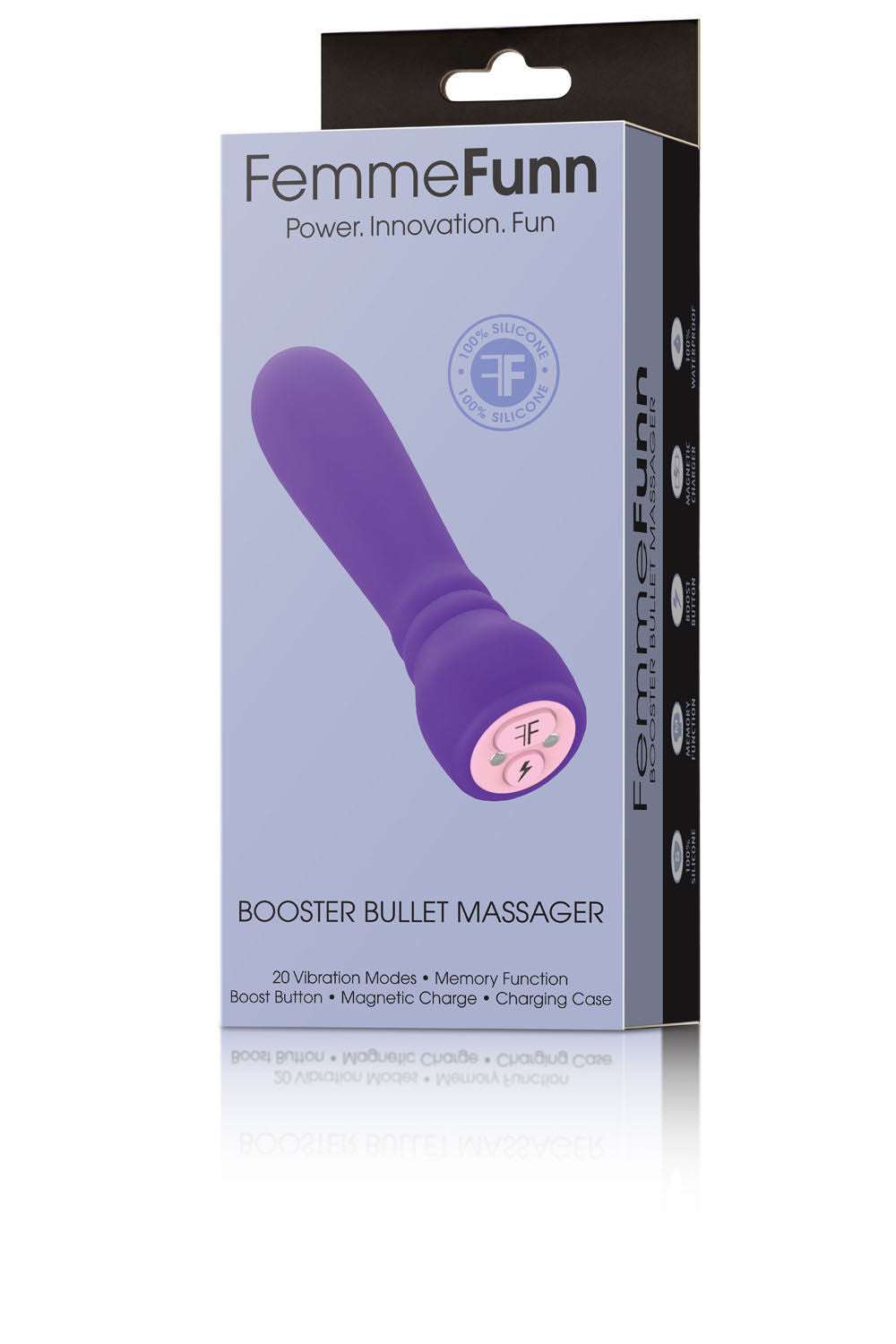 Femme Funn Booster Bullet Vibrator Light Blue With 20 Modes BULLETS