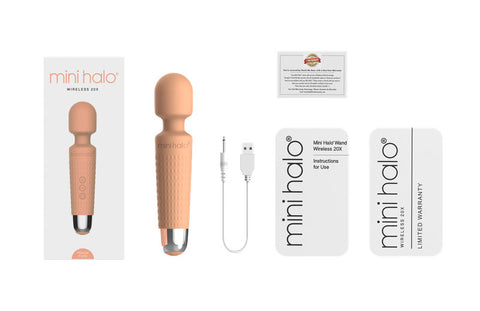 Mini Halo Peach Fuzz Wireless Wand Massager Rechargeable > Sex Toys > Mini Massagers