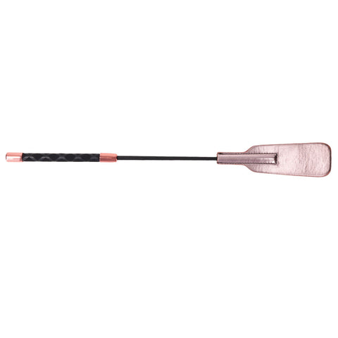 Sex & Mischief Brat Crop 47 cm with Rose Gold Tip Pink Whips & Paddles