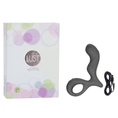 Lust L13 Grey Rechargeable Silicone Adult Vibrator with Controls ANAL TOYS