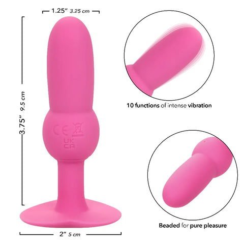 First Time Vibrating Beaded Probe – 3.7" Beginner Vibrator > Anal Range > Anal Probes