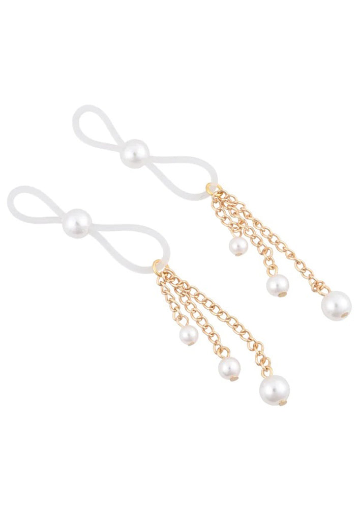 Sex & Mischief Pearl Nipple Ties Nipple Stimulators