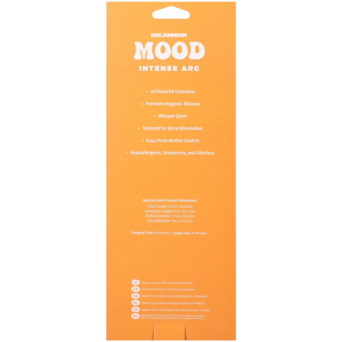 Mood Intense Arc Teal Waterproof Rechargeable Silicone Vibrator > Vibrators > Standard Vibrators