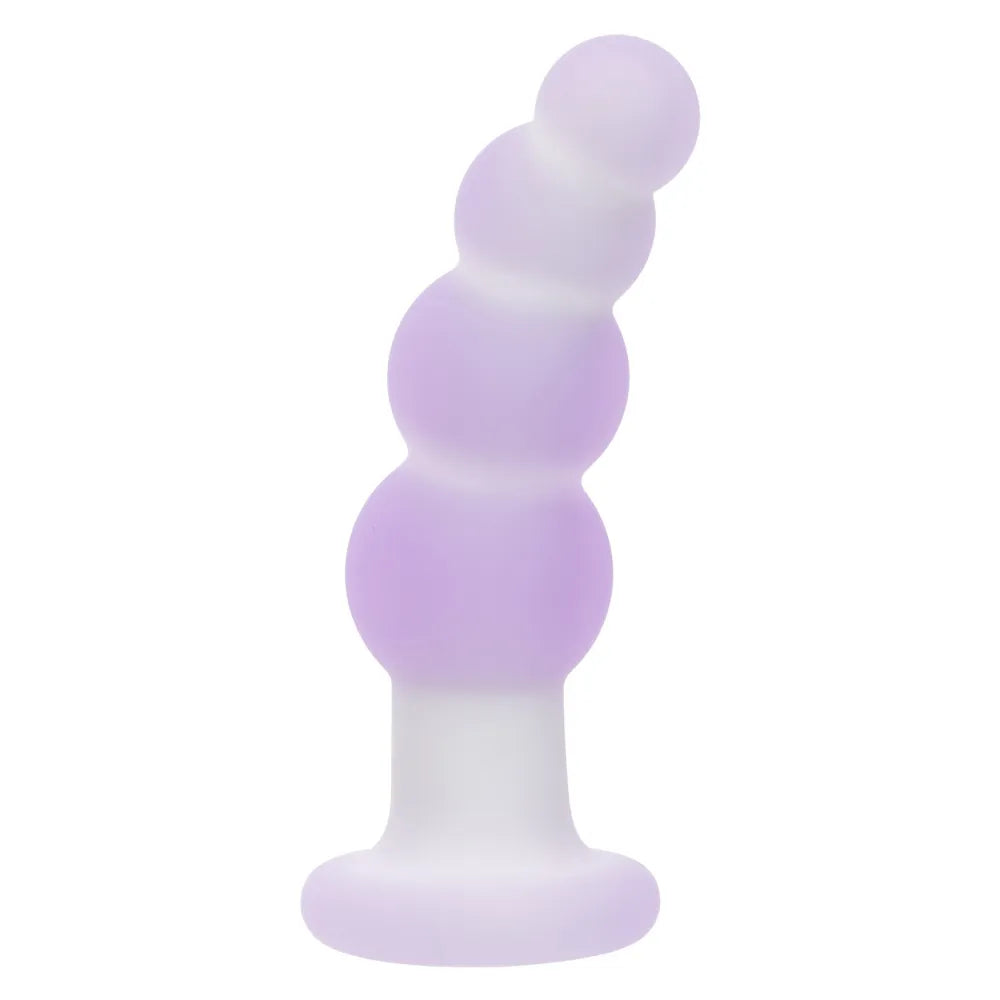 Lavender Haze Beaded Curved Probe (Purple) – 4.25" Vibrator > Anal Range > Vibrating Butt Plugs