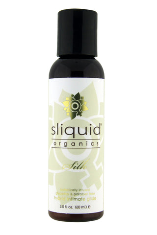 Organics Silk Natural Aloe Silicone Lubricant Smooth Glide