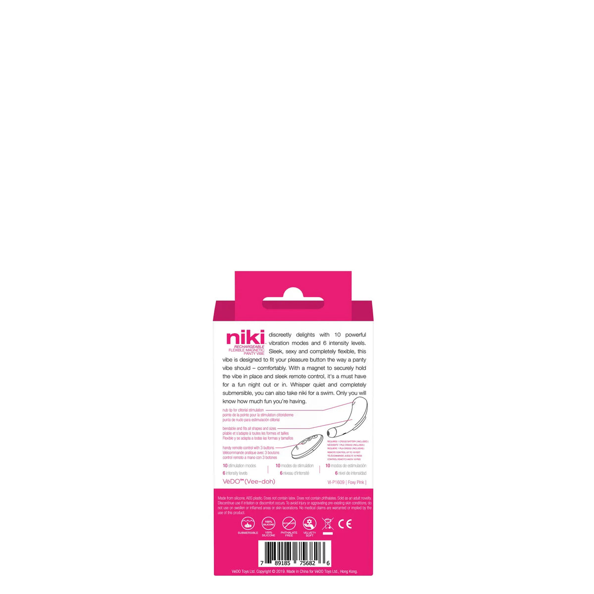 Niki Rechargeable Flexible Magnetic Panty Vibe – Rechargeable Panty Vibrator > Sex Toys For Ladies > Panty Vibes