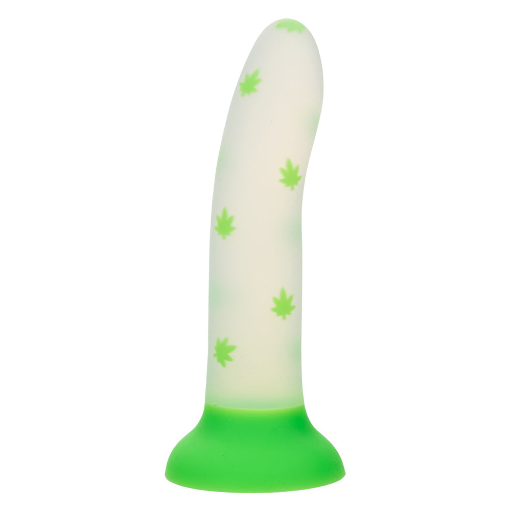 CalExotics Glow Stick Leaf Green Bendable Silicone 6" Dildo > Dildos > Strap On Dildos