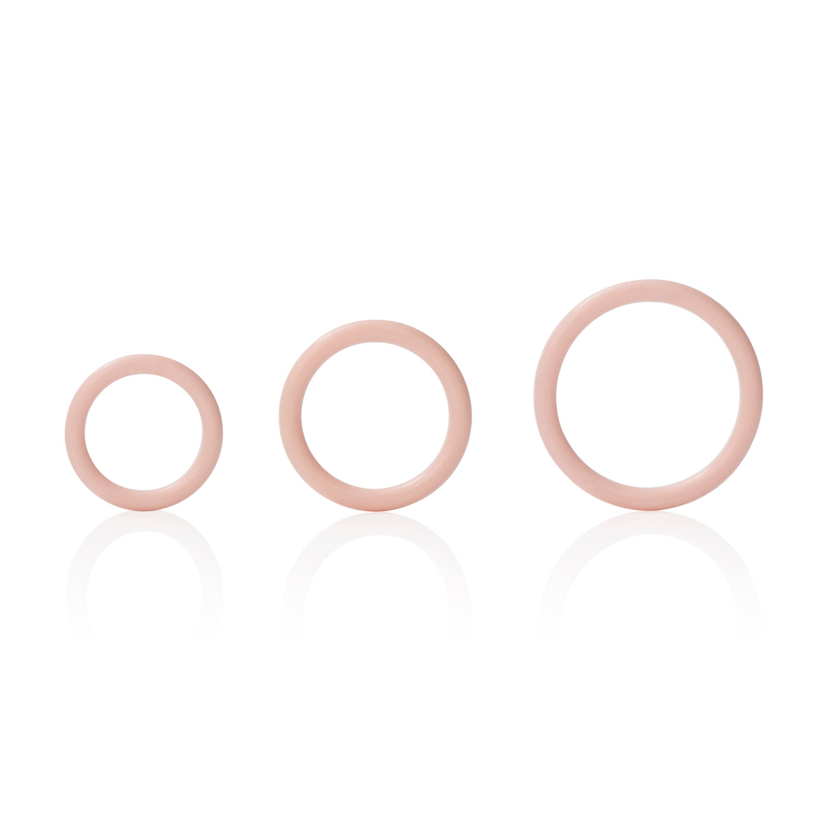 CalExotics Silicone Support Rings Set – Stretchy Comfortable Black Cock Rings > Cock Ring > Sets