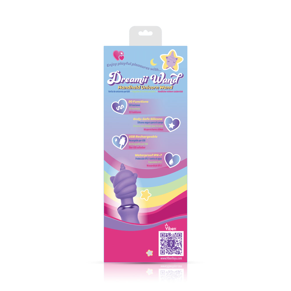Dreamii Lilac Whirl Powerful Unicorn Wand Massager > Sex Toys > Mini Massagers