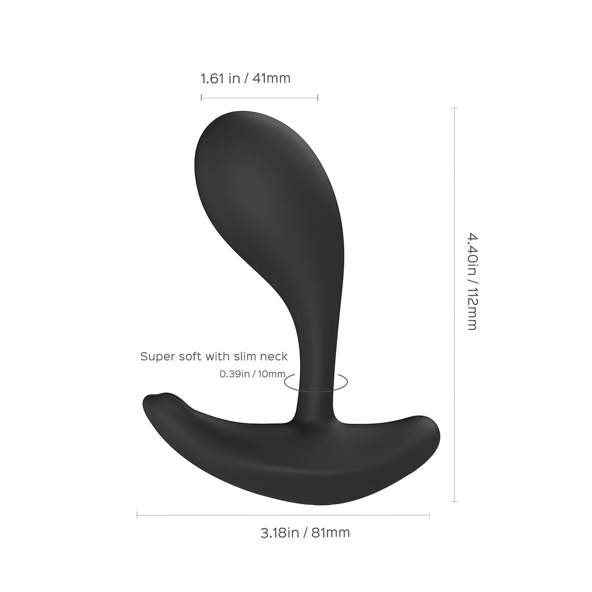 Oly 2 (Black) – App-Enabled Wearable Vibrator > Sex Toys For Ladies > Panty Vibes