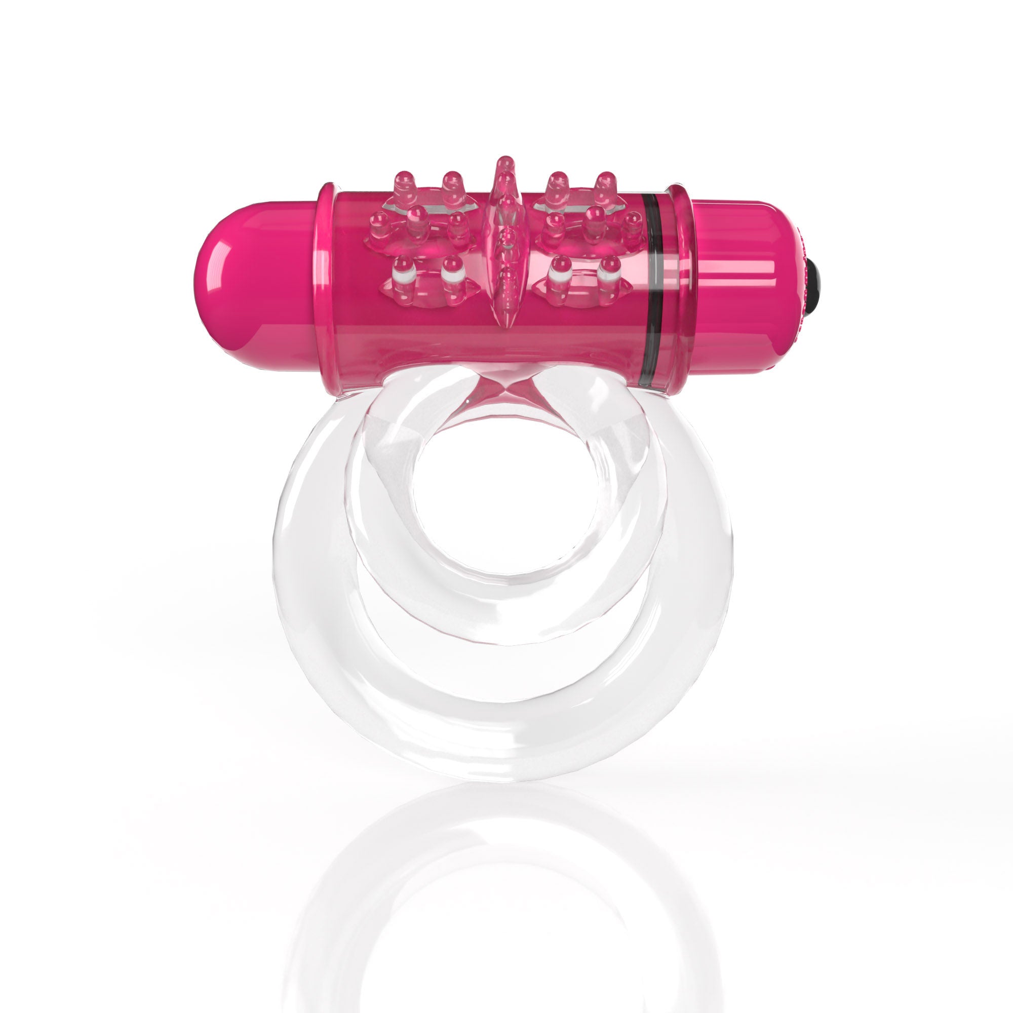 Screaming O 4T DoubleO 6 Strawberry – Super-Powered Vibrating Double Ring Cock Rings Vibrating