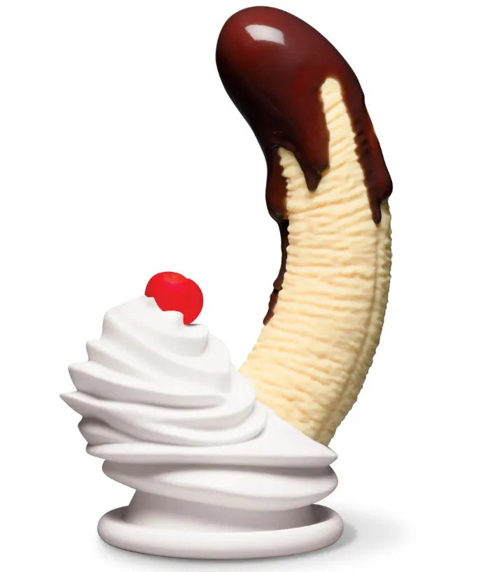 Chocolate Dipped Banana Split Premium Silicone Dildo – Ultra-Soft Silicone Dildo > Vibrators > Unconventional