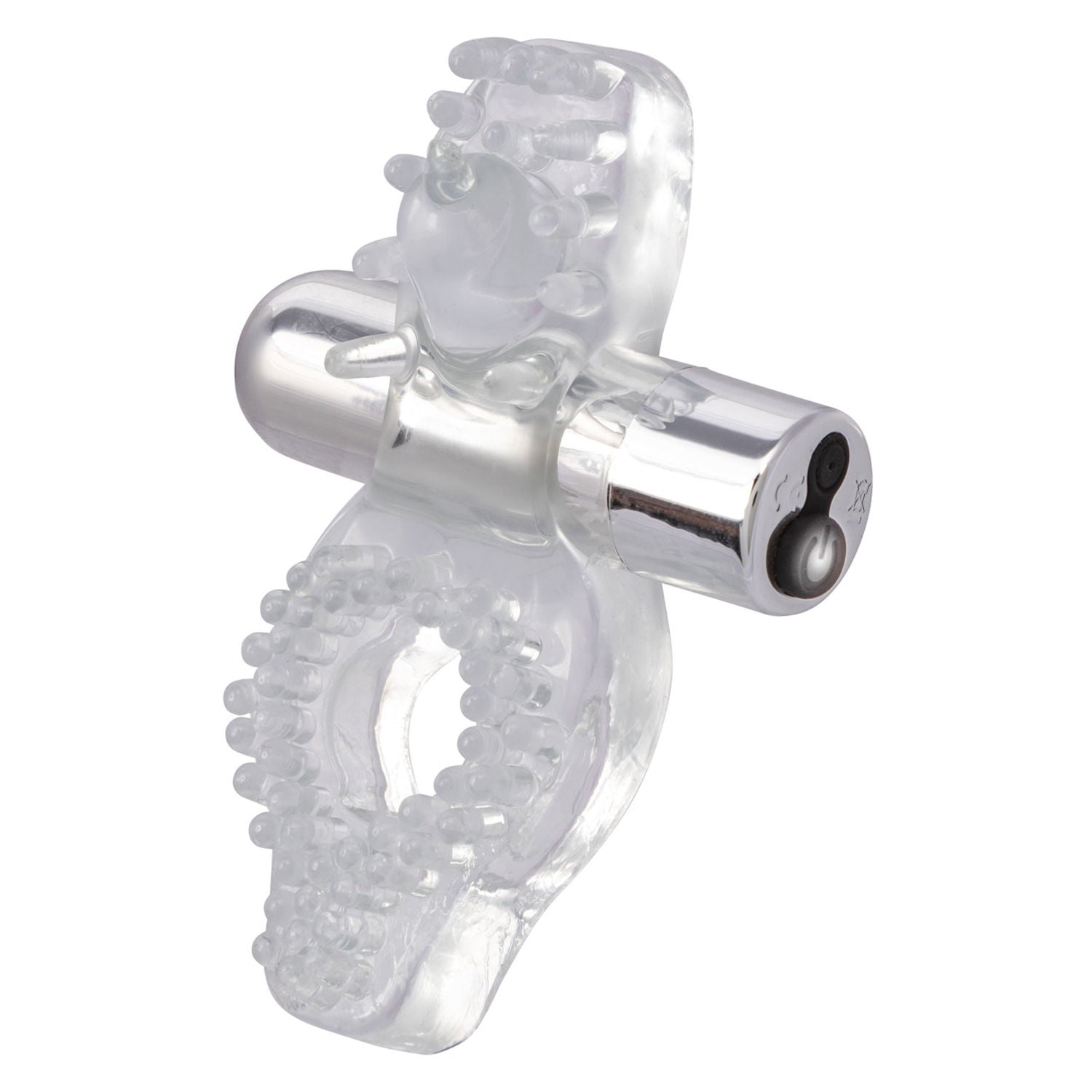 Wireless Passion Enhancer Rechargeable Clear Adult Intimacy Toy Clear Cock Rings Vibrating