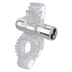 Wireless Passion Enhancer Clear Toy Clear > Cock Ring > Vibrating