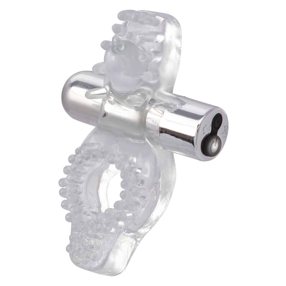 Wireless Passion Enhancer Rechargeable Clear Adult Intimacy Toy Clear Cock Rings Vibrating