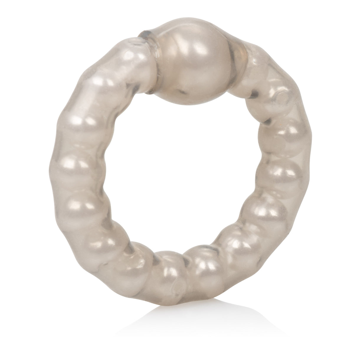 CalExotics Pearl Beaded Stretch Ring with Stimulating Beads – Prolong Ring for Men > Cock Ring > Single
