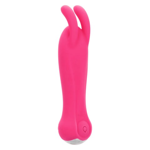 Kyst™ Bunny Pink Compact Personal Stimulator with 10 Vibration Functions and USB Rechargeable Silicone Waterproof Design STIMULATORS
