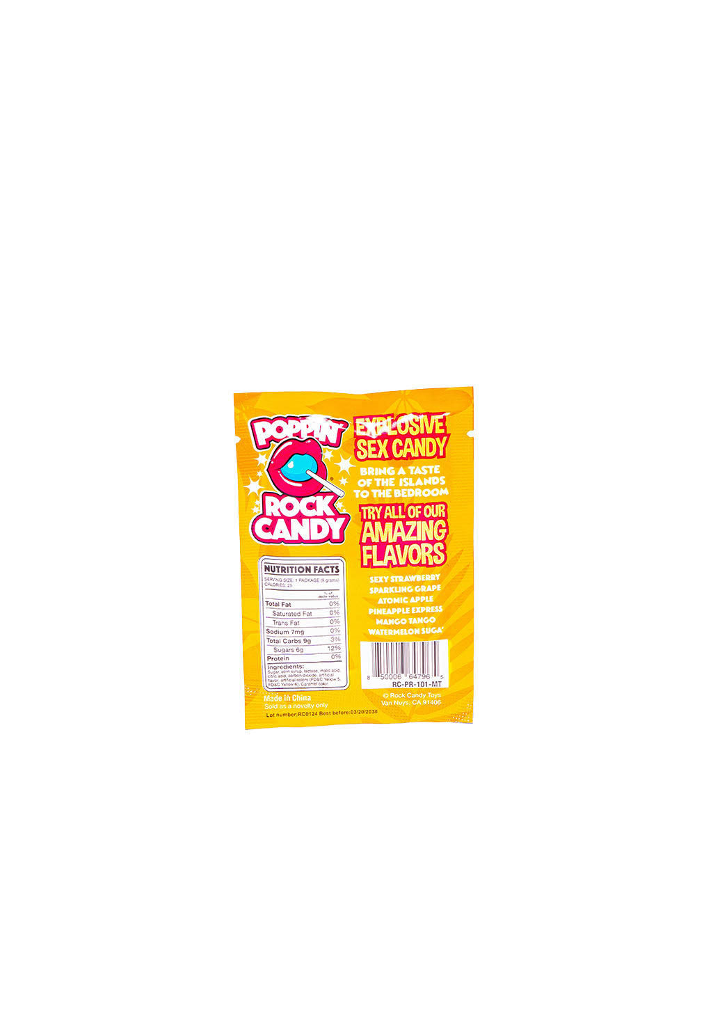 Poppin Rock Candy (Mango Tango) – Edible Candy Secondary image
