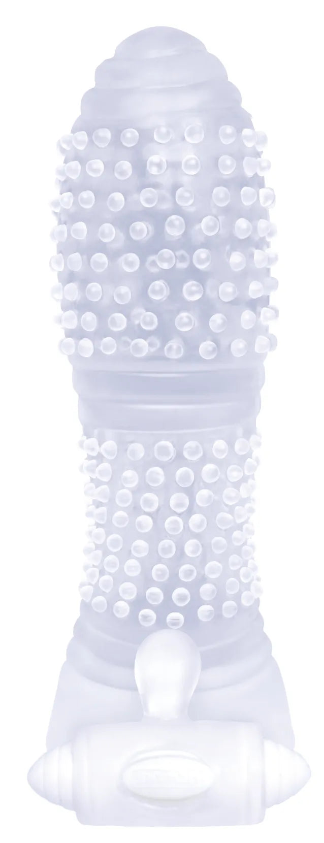 The 9s Vibrating Sextenders – 5 Inch Nubbed Ribbed Extender Penis Extension & Sleeves Main image