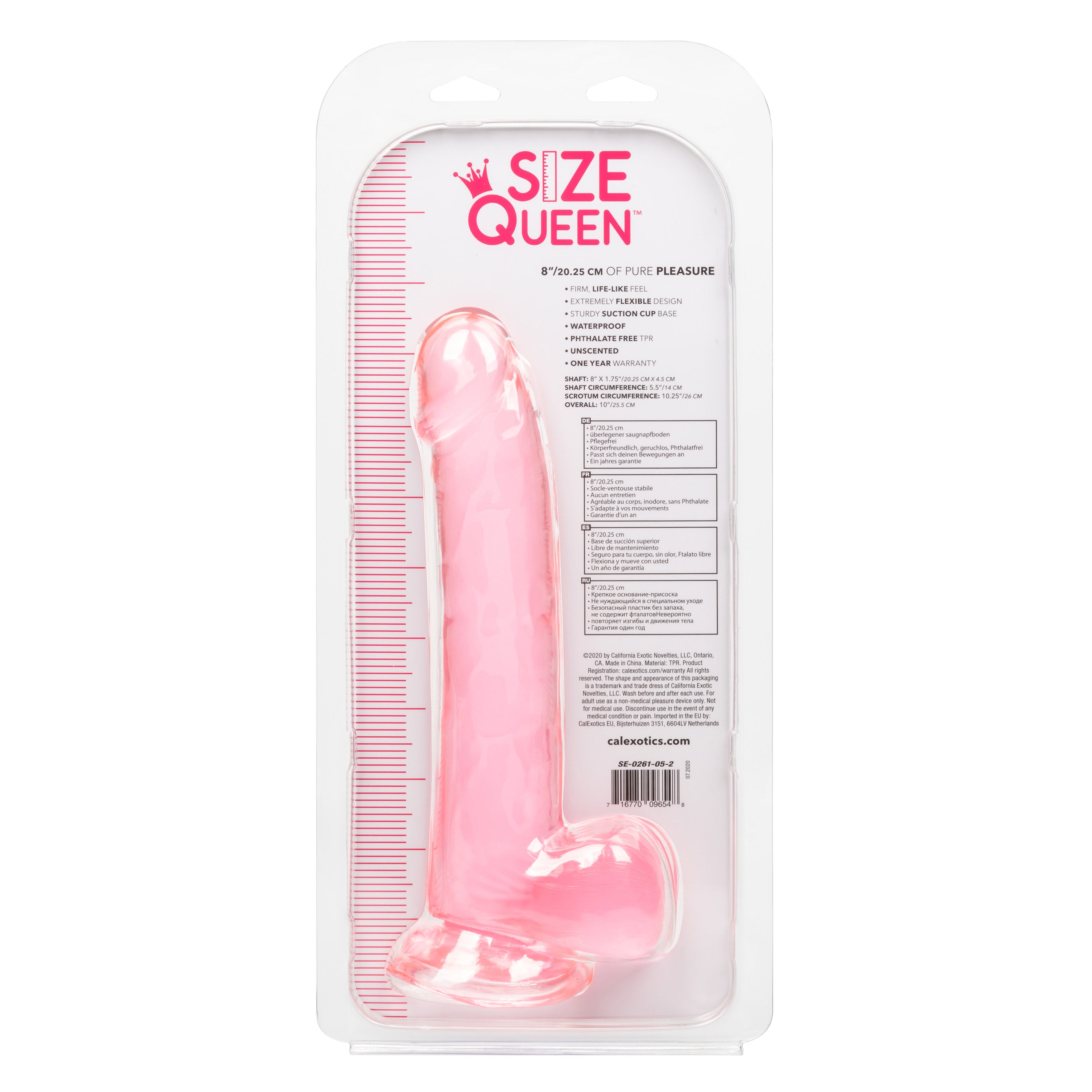 Size Queen 8 Inch Realistic Dong in Ivory > Dildos > Realistic Dildos
