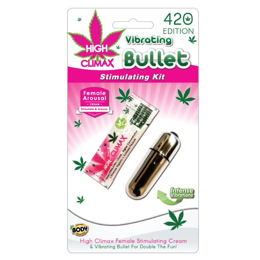 High Climax Vibrating Bullet Stimulating Kit – Vibrator and Stimulating Cream Set Default Title > Essentials > Womens Enhancers