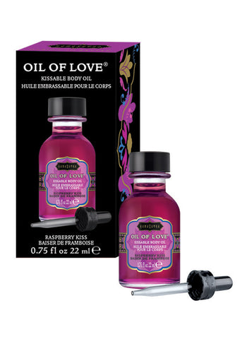 Kama Sutra Oil of Love Raspberry Kiss Warming Massage Oil Massage Oil