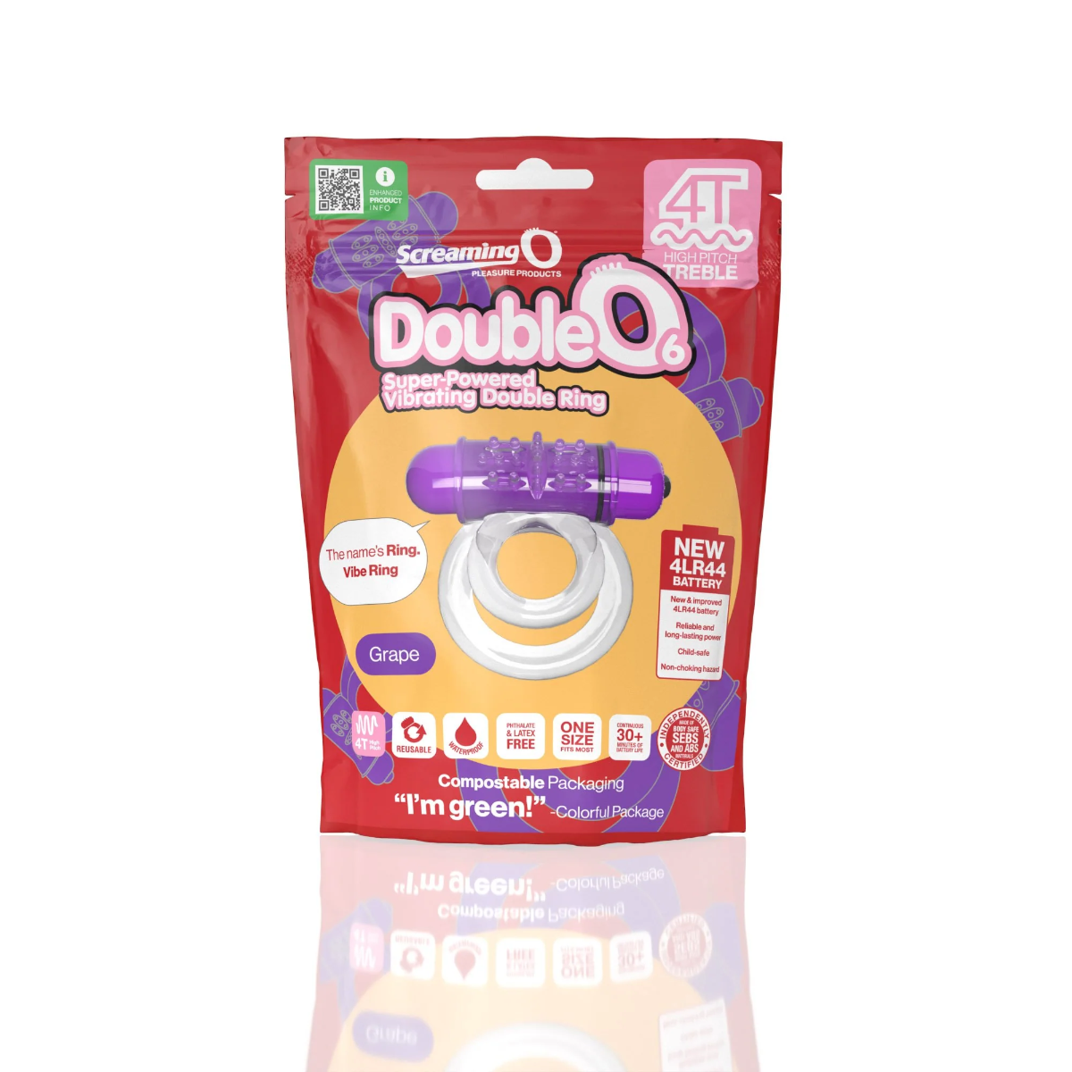 Double O 6 Vibrating Ring – Powerful 4T Motor and Secure Dual Rings > Cock Ring > Vibrating