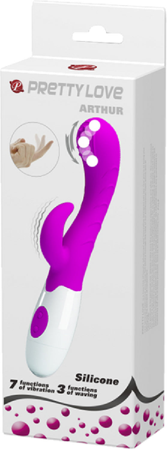 Arthur 7.87 Inch Rabbit Vibrator with Waving Head > Vibrators > Ladies > Rabbit