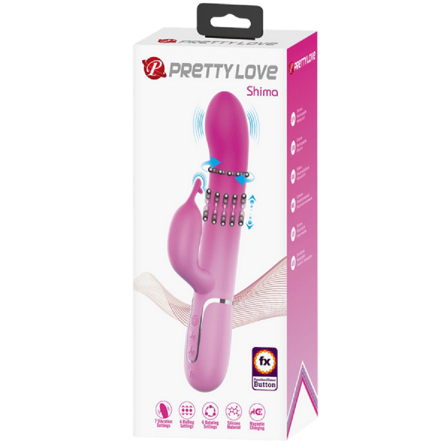 Pretty Love Shima Rechargeable – Rabbit Vibrator with Twin Motors and 7 Vibration Modes > Vibrators > Ladies > Rabbit