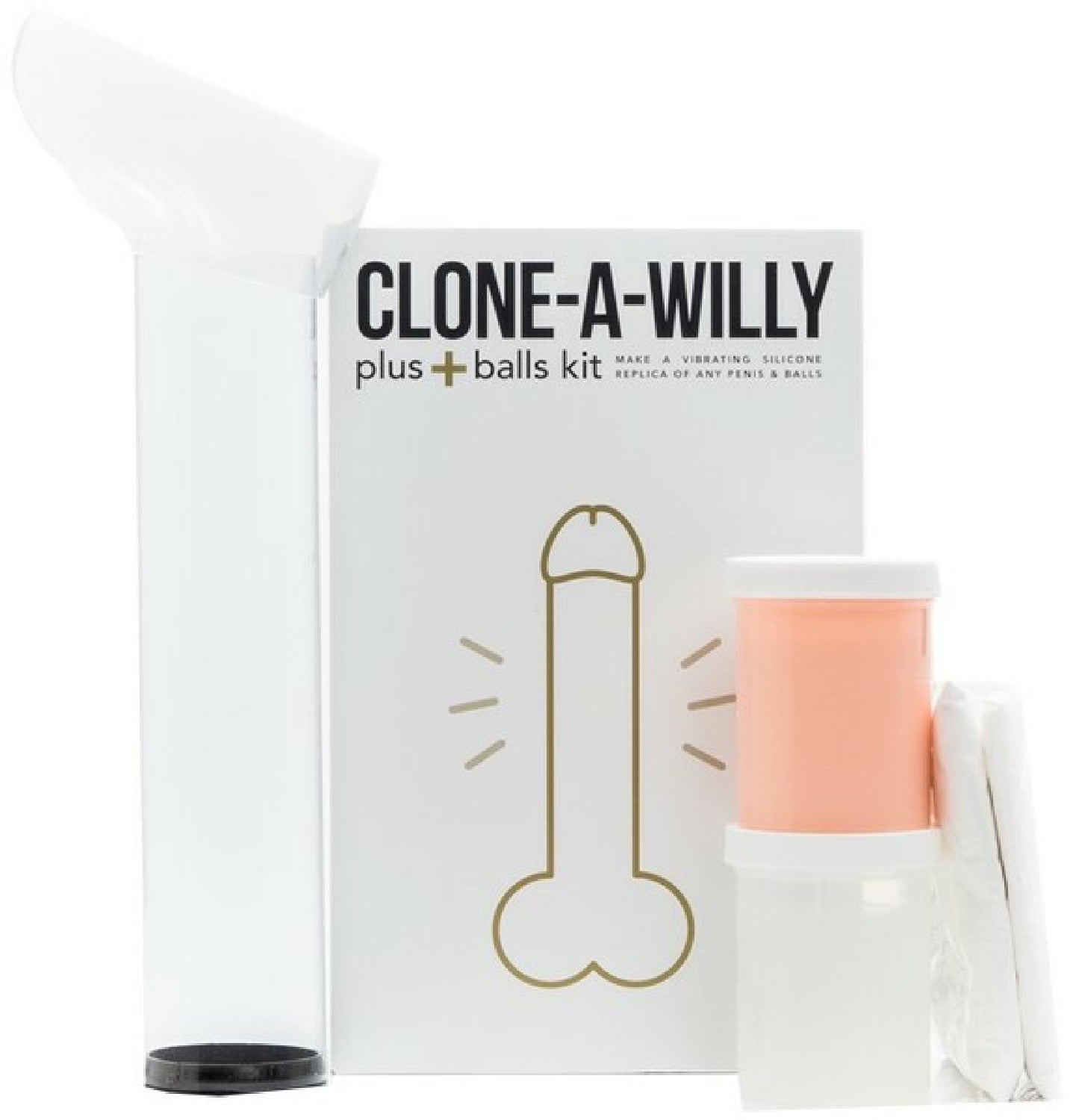 Clone-A-Willy Plus With Balls (Light Tone) Secondary image