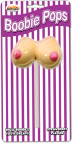 Boobie Pops Candy Strawberry – Novelty Boobie-Shaped Candy > Novelties > Candy & Edible Items