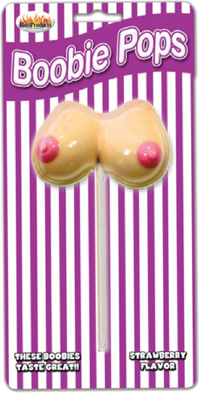 Boobie Pops Candy Strawberry – Novelty Boobie-Shaped Candy > Novelties > Candy & Edible Items