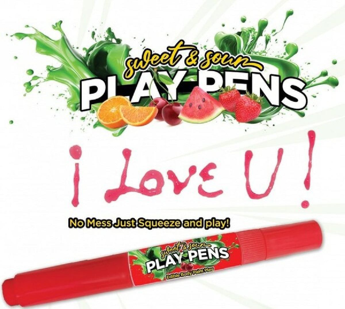 Sweet and Sour Play Pens – Edible Fruit Flavored Body Pens > Novelties > Candy & Edible Items