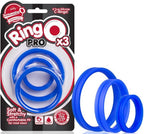 RingO Pro X3 – Durable True Silicone Cock Ring Set with Three Sizes > Cock Ring > Sets