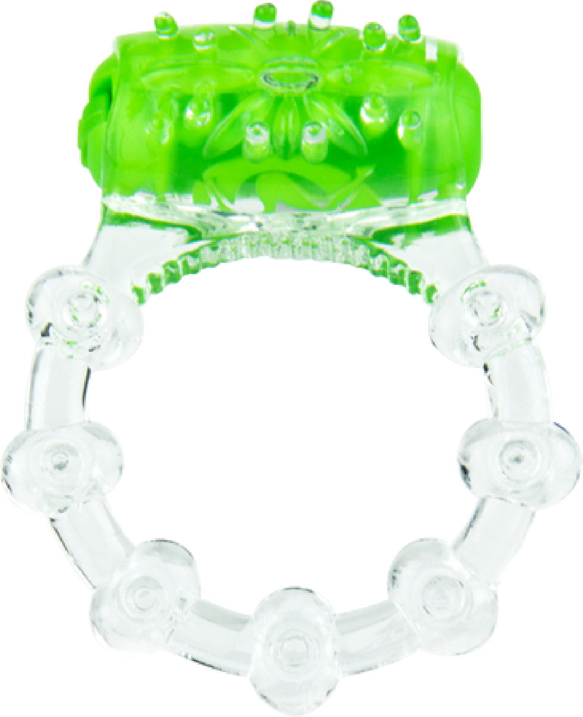 Screaming O ColorPop Quickie – Disposable Stretchable Vibrating Ring Green > Cock Ring > Vibrating