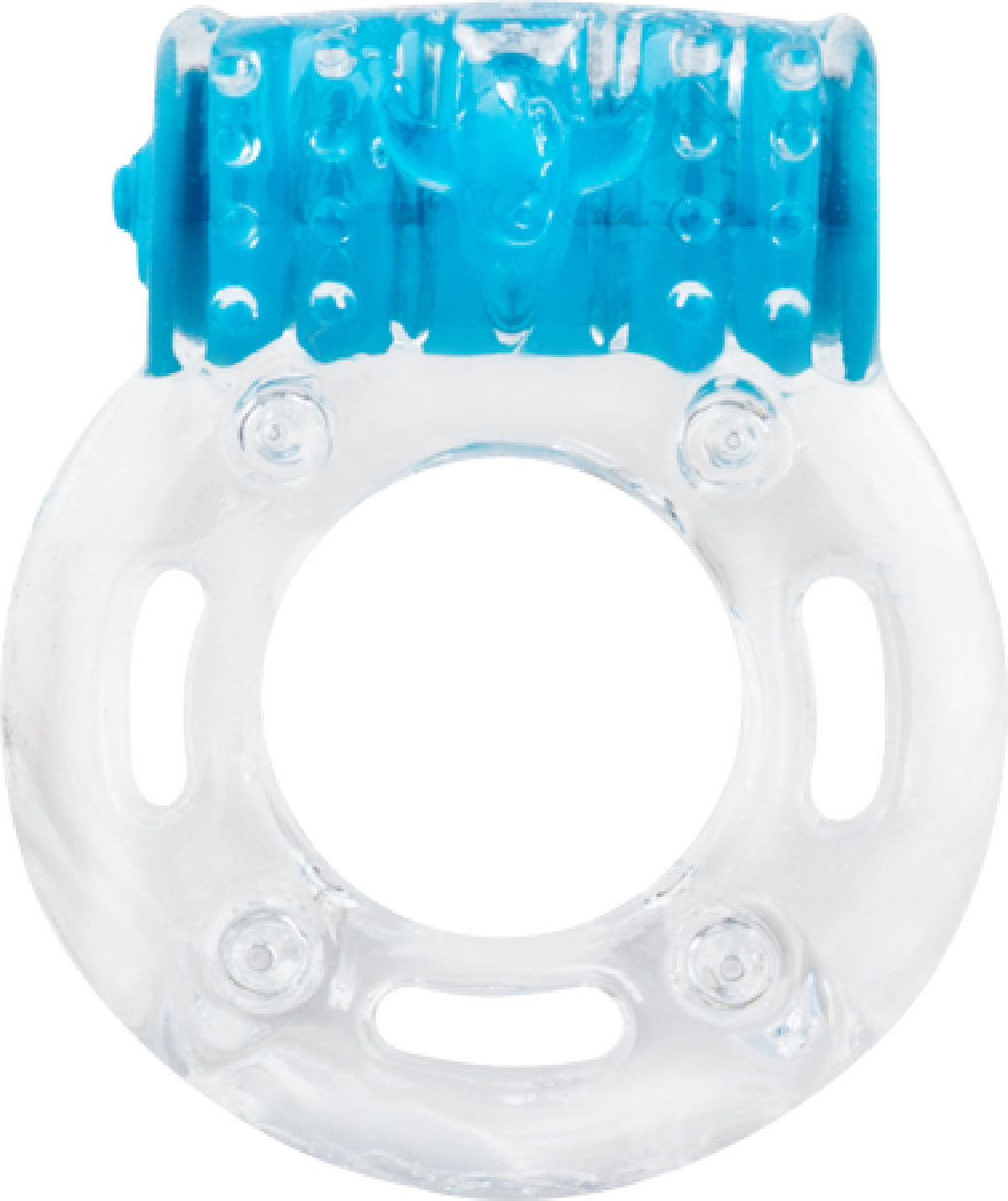 Screaming O Colour Pop Quickie Plus – Stretchy Vibrating Erection Ring with Clitoral Stimulator > Cock Ring > Vibrating
