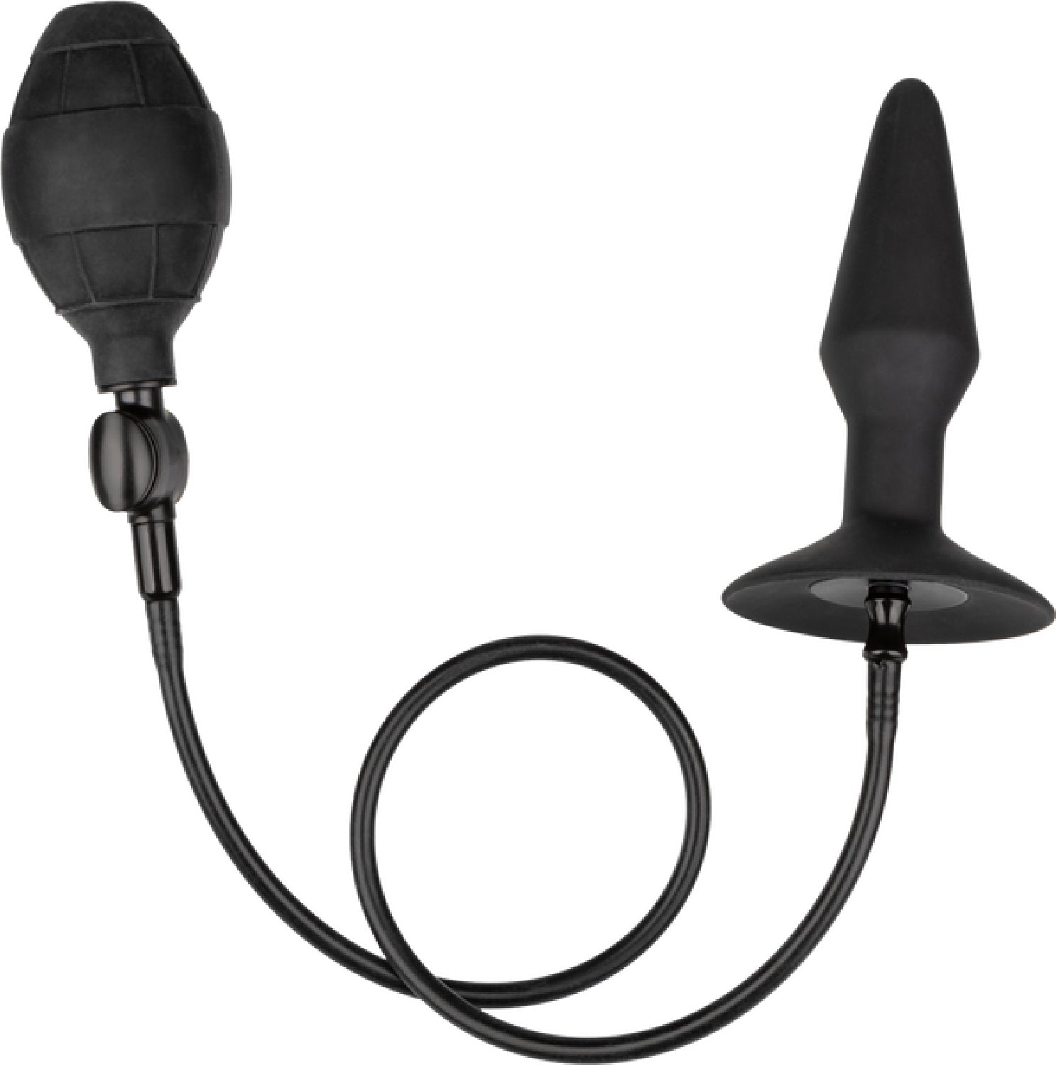CalExotics Medium Silicone Inflatable Plug – Inflatable Anal Plug with Detachable Hose > Anal Range > Tunnel and Stretchers Main image