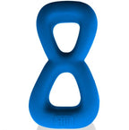 Boomerang Double-Ring Cockring & Nut-Tugger Blue > Cock Ring > Single